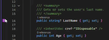 Drag and drop of glyph
