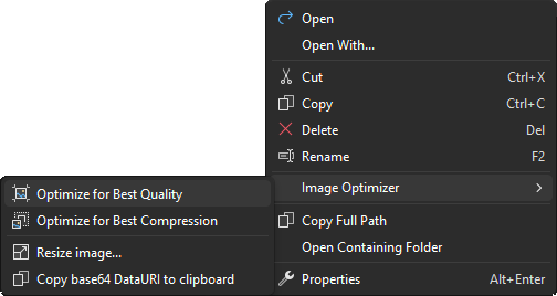 Context menu