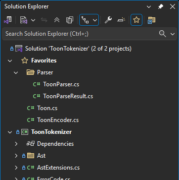 Favorites Node