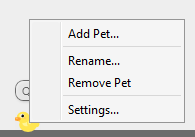 Context menu